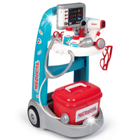 Smoby Wózek lekarski medyczny moduł dźwiękowy Elektroniczny Lekarz 16 Akc