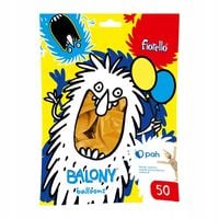 balony 12" metal złoty fiorello 50szt. 4840