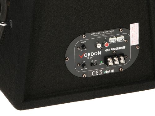 Tuba basowa Subwoofer Skrzynia Basowa Vordon TB-20T 450W Okablowanie na Arena.pl