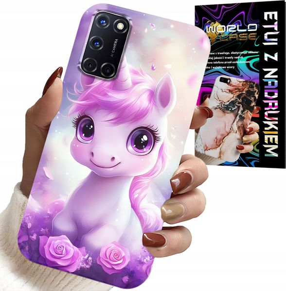 ETUI DO OPPO A52 - SŁODKI JEDNOROŻEC, WZORY DLA DZIECI CASE zdjęcie 1