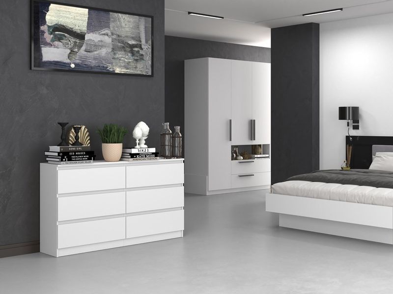 KOMODA MALWA M6 140 - BIEL zdjęcie 6