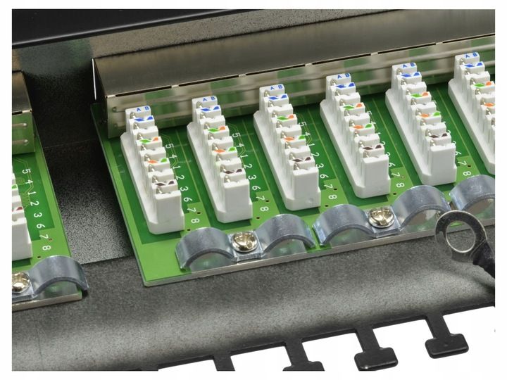 NEKU Patch panel patchpanel RACK 19'' kat6 24p FTP zdjęcie 5