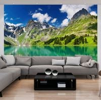 Fototapeta - Górskie jezioro 200x154