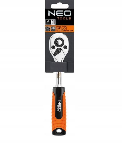 NEO 08-504 Grzechotka prosta 1/4", 150 mm, 45T na Arena.pl