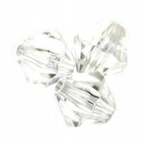 KRYSZTAŁKI PLASTIK DIAMENT PRZEZROCZYSTE 8MM 40SZT