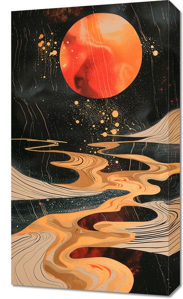 Obraz 40x70cm Planetarny Taniec zdjęcie 1