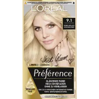 Farba do włosów blond jasny popielaty blond Loreal Preference 9.1