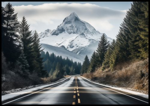 Plakat 100x70cm Odważna Podróż na Arena.pl