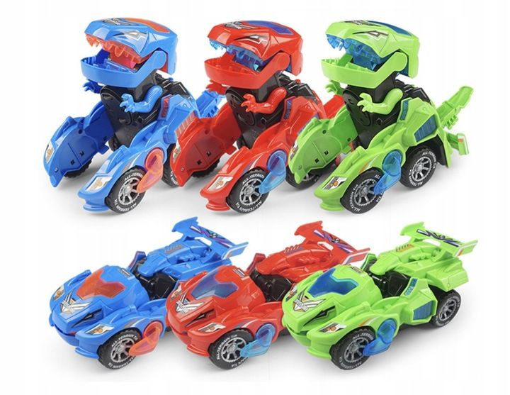 AUTO ROBOT DINOZAUR TRANSFORMUJĄCE AUTKO BOT 2w1 zdjęcie 7