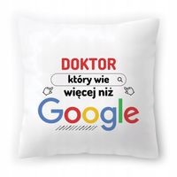 Poduszka Dla Doktora Na Urodziny Prezent Z Nadrukiem Ze Zdjęciem