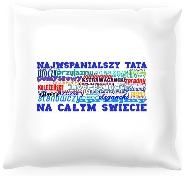 Poduszka Najwspanialszy tata zdjęcie 1