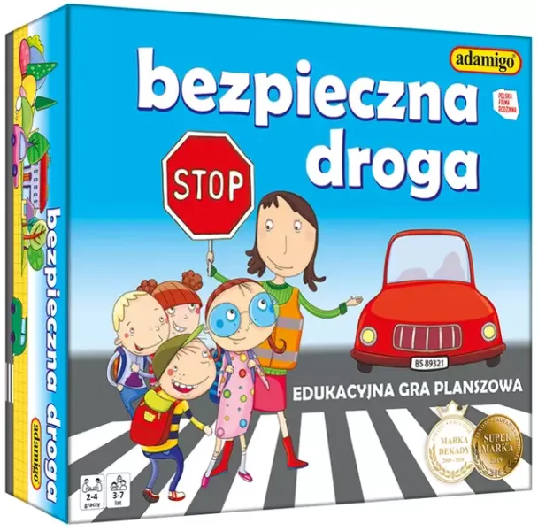 Bezpieczna droga Edukacyjna gra planszowa zdjęcie 1