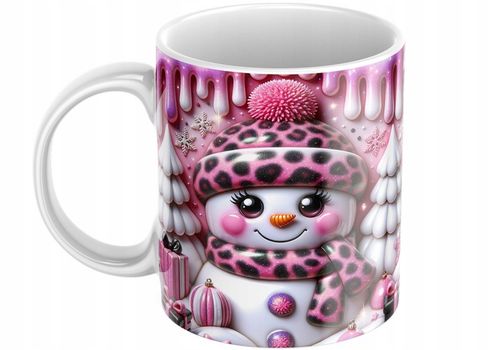 Świąteczny Kubek 3D Bałwanek - Idealny Na Prezent - NOWOŚĆ - HIT Bałwanek na Arena.pl