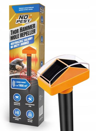 ODSTRASZACZ SOLARNY NA KRETY NORNICE I WĘŻE ODSTRASZACZ KRETÓW WĘŻY (2 SZT) na Arena.pl