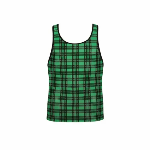 anais men magic top xl - męskie bokserki w kratę, lycra, zielono-czarne na Arena.pl