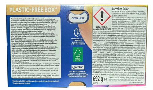 coccolino color kapsułki 3w1 do prania kolorowych tkanin 40 prań na Arena.pl