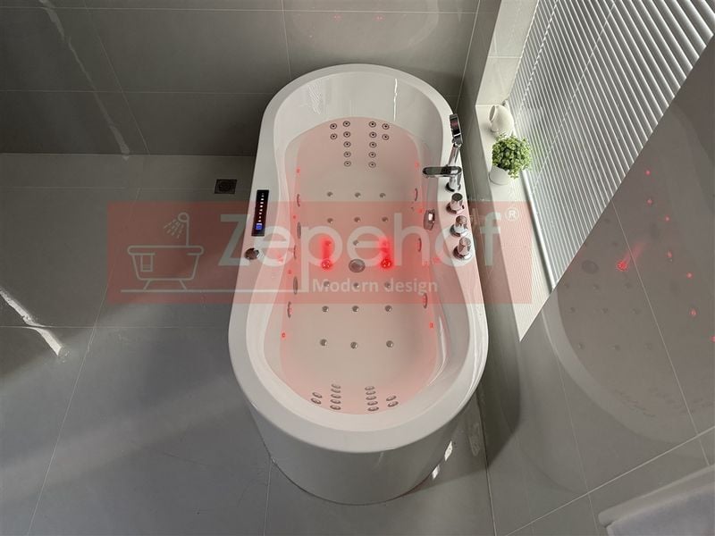 PIĘKNA OWALNA WANNA Z HYDROMASAŻEM 170X80 z 1 ODLEW GRZAŁKA zdjęcie 43