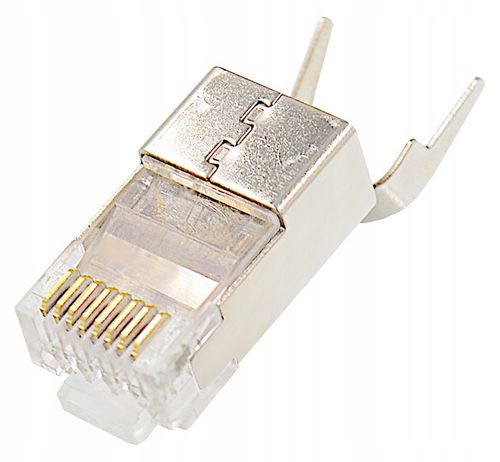 Wtyki RJ45 przelotowy kat 7 FTP pass through 10szt na Arena.pl