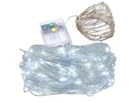 Lampki druciki choinkowe 50 led na baterie diody