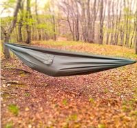 Wytrzymały hamak Niedźwiedź Tigerwood zielony dwuosobowy