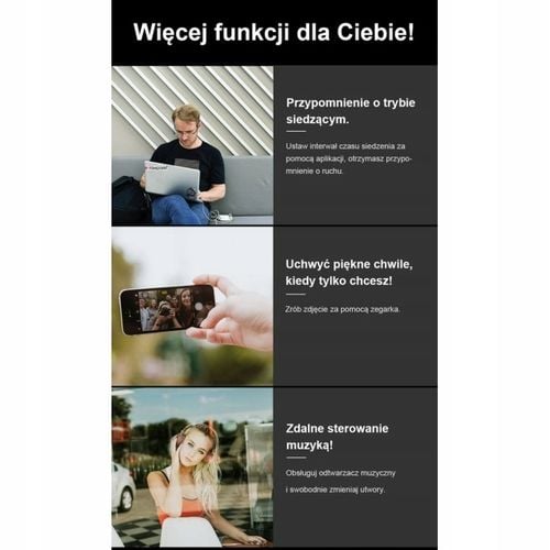 SMARTWATCH DAMSKI GRAVITY SMS FB MENU PL +GRAWER na Arena.pl