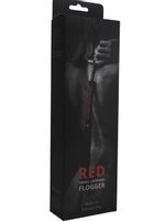 Bicz pejcz Red small leopard flogger