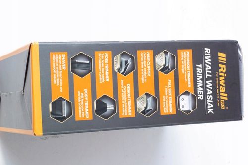 MASZYNKA DO STRZYŻENIA WŁOSÓW BRODY CIAŁA 7W1 TRYMER GOLARKA RIWALL na Arena.pl