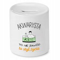 Dla Akwarysty Skarbonka To Nie Zawód To Styl Życia Z Nadrukiem Ze Zdjęciem