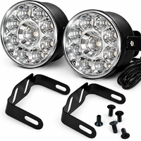 Lampy Do Jazdy Dziennej 9 SMD LED 70mm DRL Światła Dzienne Okrągłe DRL