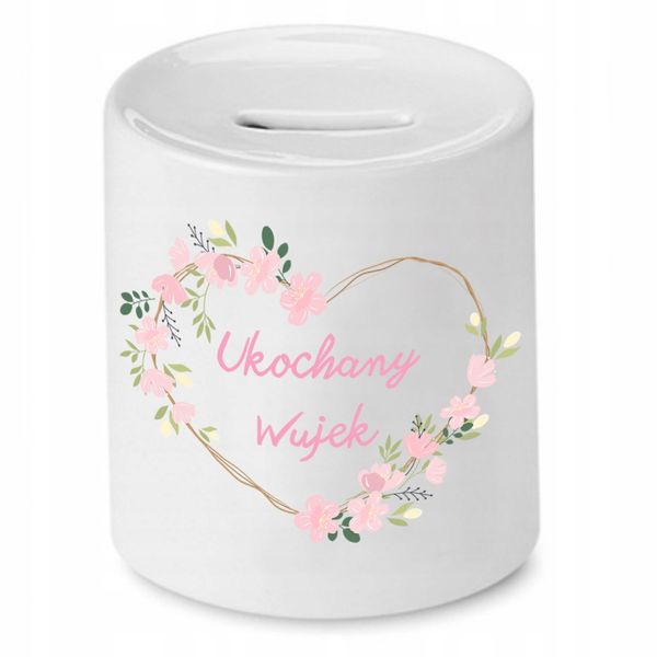 Skarbonka Dla Wujka Ukochany Wujek Prezent Z Nadrukiem Ze Zdjęciem zdjęcie 1