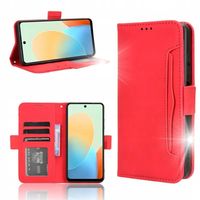 Etui z klapką niktrade do Tecno Spark 20 Pro czerwony