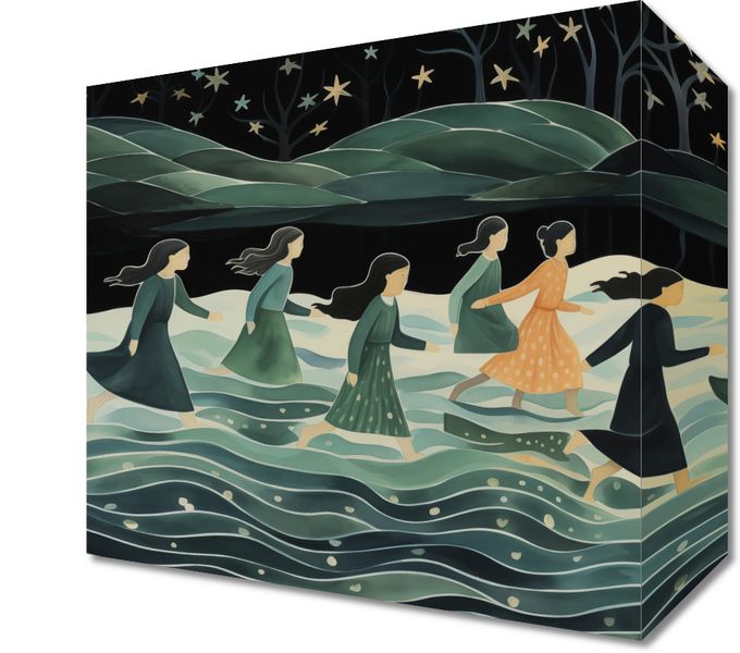 Obraz 20x20cm Nocna Procesja zdjęcie 1