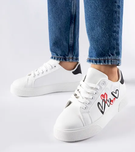 Białe sneakersy na platformie Montclair 38 na Arena.pl
