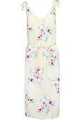 Atmosphere Kremowa Sukienka w Kwiaty, Pasek - 40 / L