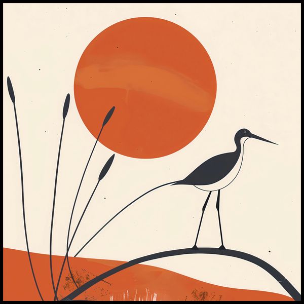 Plakat 100x100cm Ciepło Zachodów zdjęcie 2