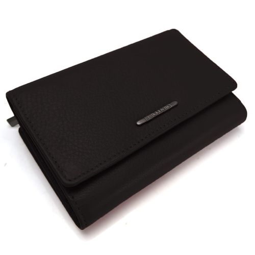 mały damski portfel matte - czarny na Arena.pl