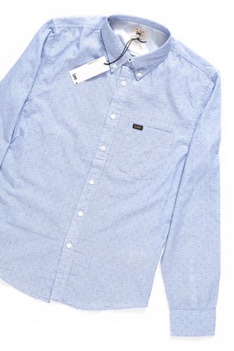 LEE SLIM BUTTON DOWN WORKWEAR BLUE L66VIKSF M na Arena.pl