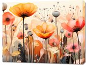 Obraz 90x70cm Taneczne Maki