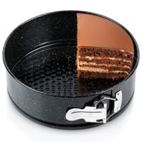 Forma Granitowa Tortownica Foremka Rozpinana do Pieczenia Ciasta Tortu 20cm