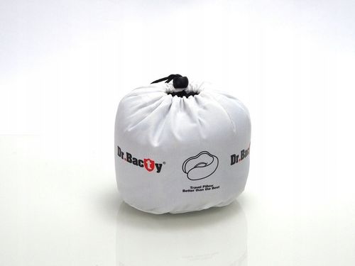 Poduszka podróżna na szyję Dr.Bacty + Gratisy - Czerwona na Arena.pl