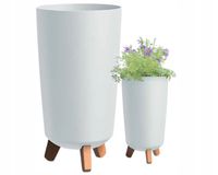 Doniczka Gracia Tubus Slim DGTL200 BIAŁA