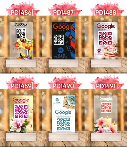 STATUETKA Z TABLICZKĄ z miejscem na kod QR I TWOJE LOGO nadruk UV na Arena.pl