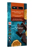Czekolada Gorzka z Pomarańczą i Stewią 125g - Pure&Good, Bez Cukru