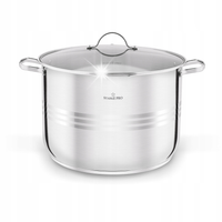 GARNEK ze STALI NIERDZEWNEJ Indukcja DUŻY GAZ Starke Pro Barcelo 20L 34cm