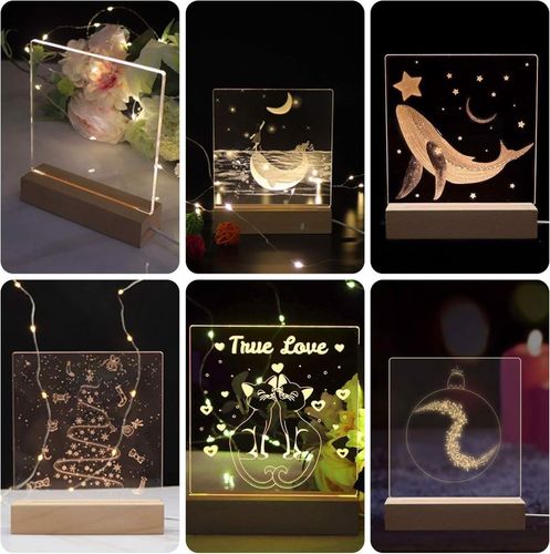 Podstawa z oświetleniem LED ramka do zdjęć 2szt na Arena.pl