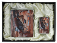 Zestaw Prezentowy Zapalniczka Papierośnica dla Myśliwego