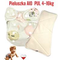 Pieluszka Wielorazowa AIO PUL BALONY ZIELONE NappiMe