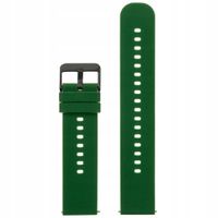 Pasek gumowy do zegarka U27 - ciemnozielony/czarny - 20mm +TELESKOPY