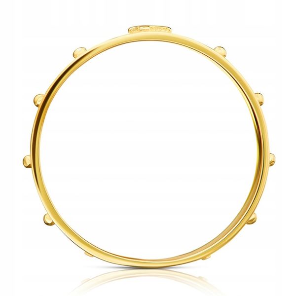 ZŁOTY RÓŻANIEC NA PALEC 585 zdjęcie 5