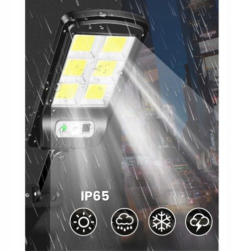 LAMPA SOLARNA LED Z CZUJNIKIEM RUCHU ZMIERZCHU COB na Arena.pl